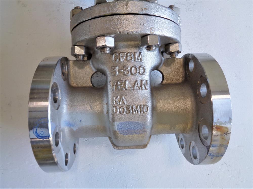 Velan 3" 300# CF8M Gate Valve F10-1064C-13GX-W399